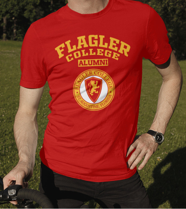 Flagler College Alumni St. Augustine Florida Lion Crest T-Shirt