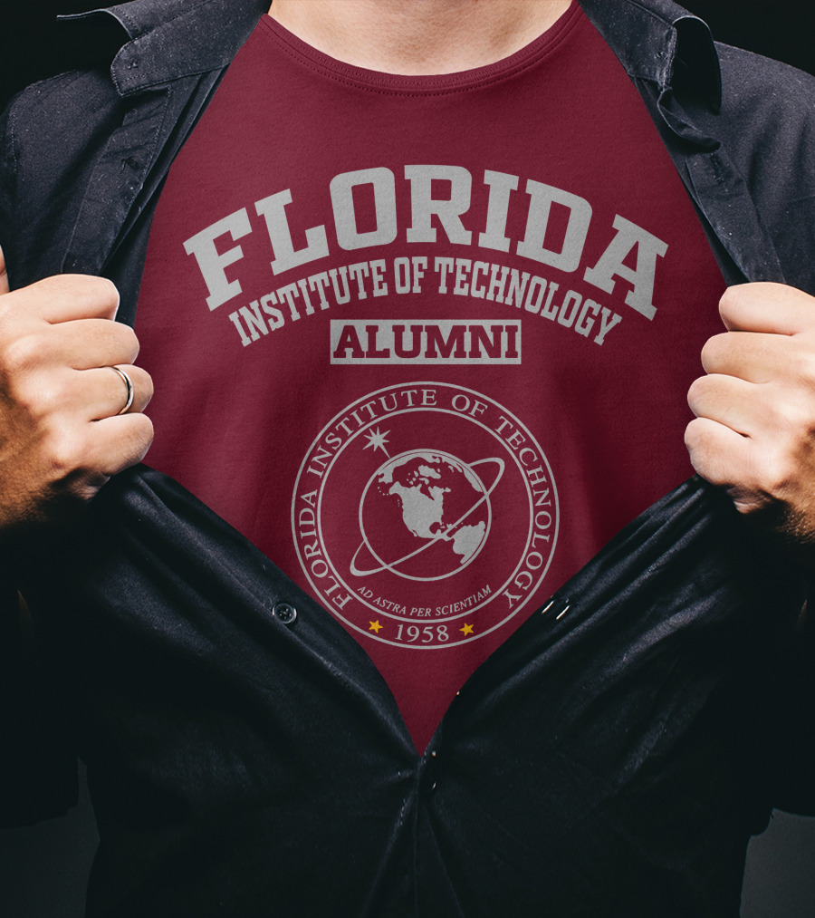 Florida Institute Of Technology Alumni Ad Astra Per Scientiam 1958 T-Shirt