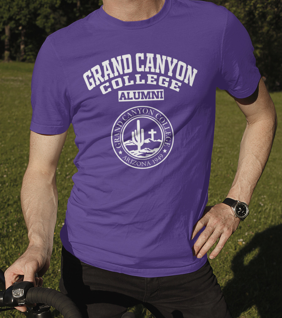 Grand Canyon College Alumni Arizona 1949 Cactus Cross Seal T-Shirt