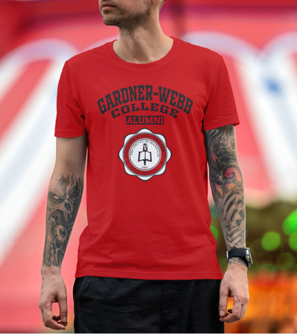Premium T-Shirt: GARDNER–WEBB COLLEGE ALUMNI PRO DEO ET HUMANITATE 1905 BOILING SPRINGS N.C T-Shirt GARDNER–WEBB COLLEGE ALUMNI PRO DEO ET HUMANITATE 1905 BOILING SPRINGS N.C T-Shirt