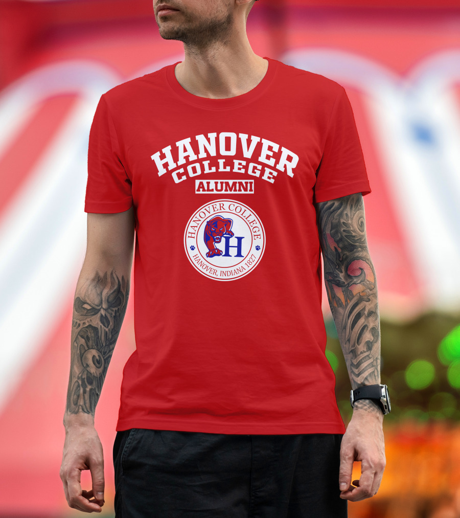 HANOVER COLLEGE ALUMNI HANOVER INDIANA 1827 PANTHER T-Shirt