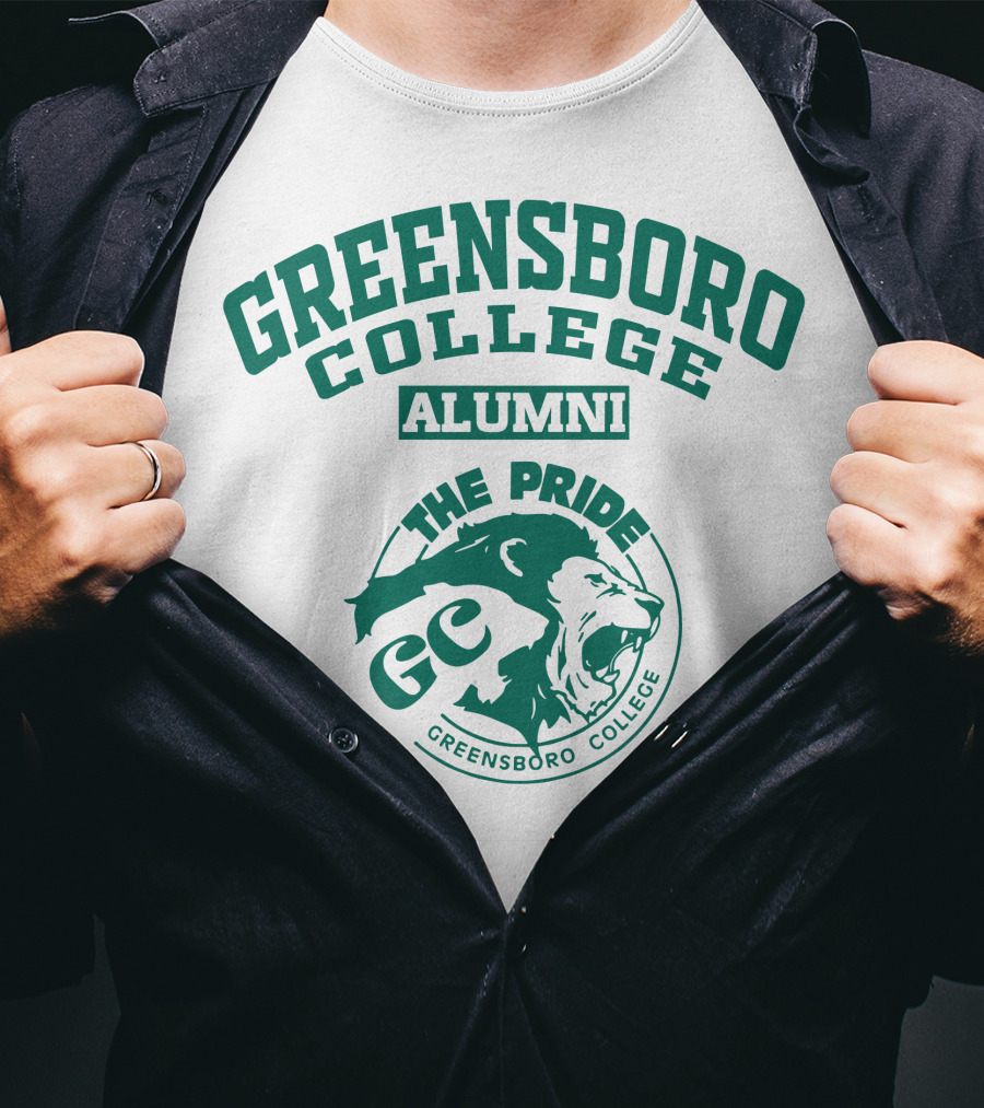 Greensboro College Alumni The Pride GC Lion Emblem T-Shirt