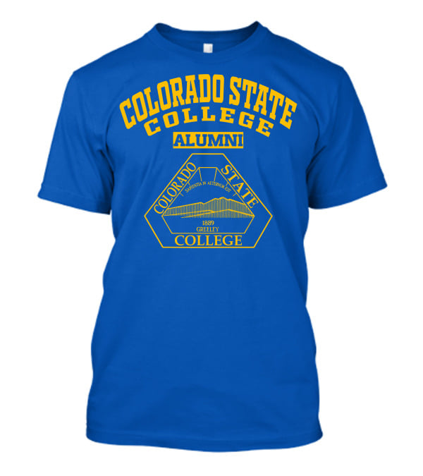 Colorado State College Alumni 1889 Greeley T-Shirt