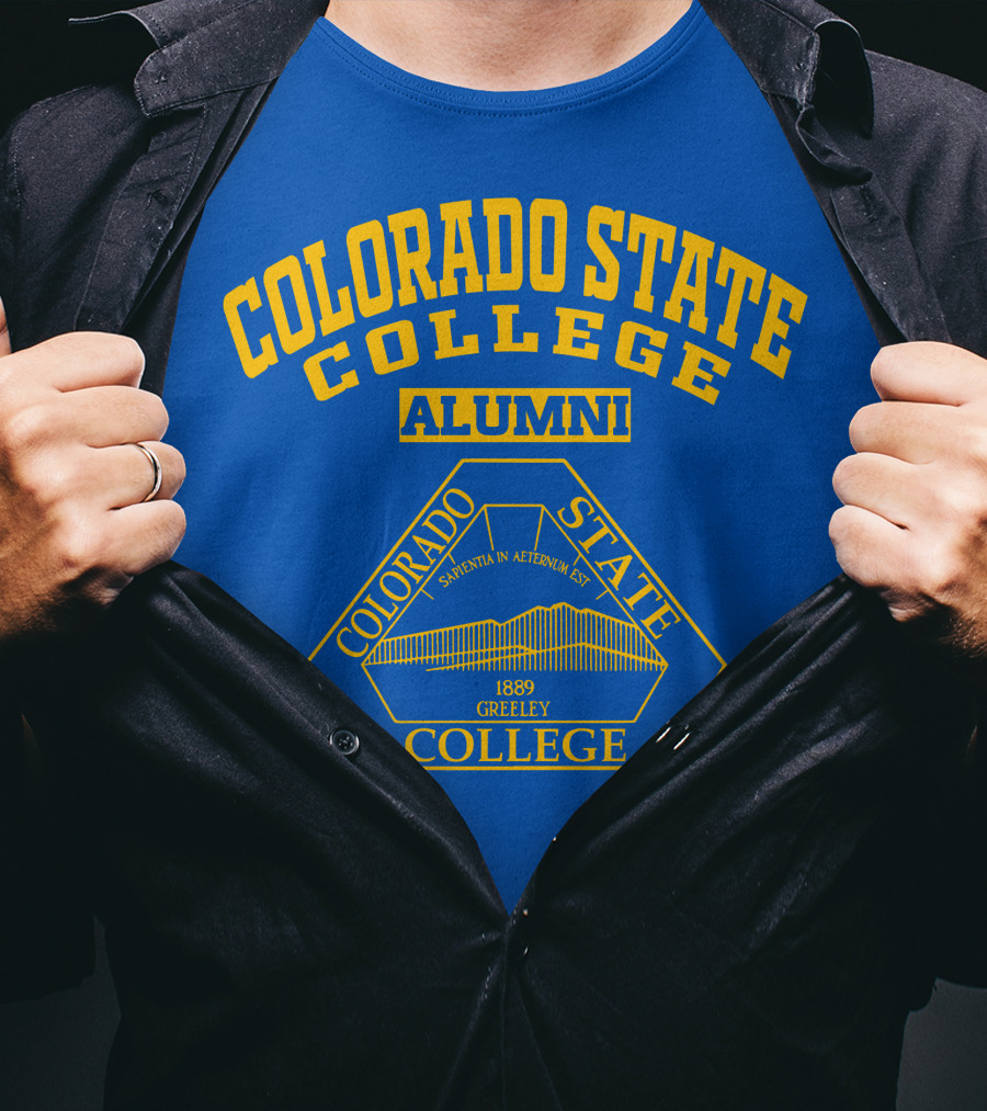 Colorado State College Alumni 1889 Greeley T-Shirt