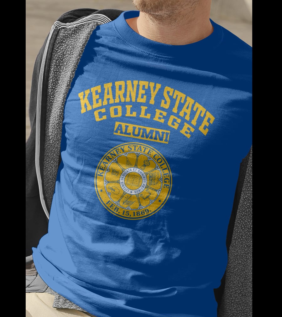 Kearney State College Alumni Feb 15 1869 Emblem T-Shirt