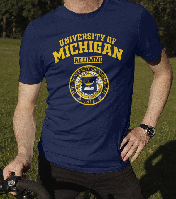 University Of Michigan Alumni 1817 Seal T-Shirt