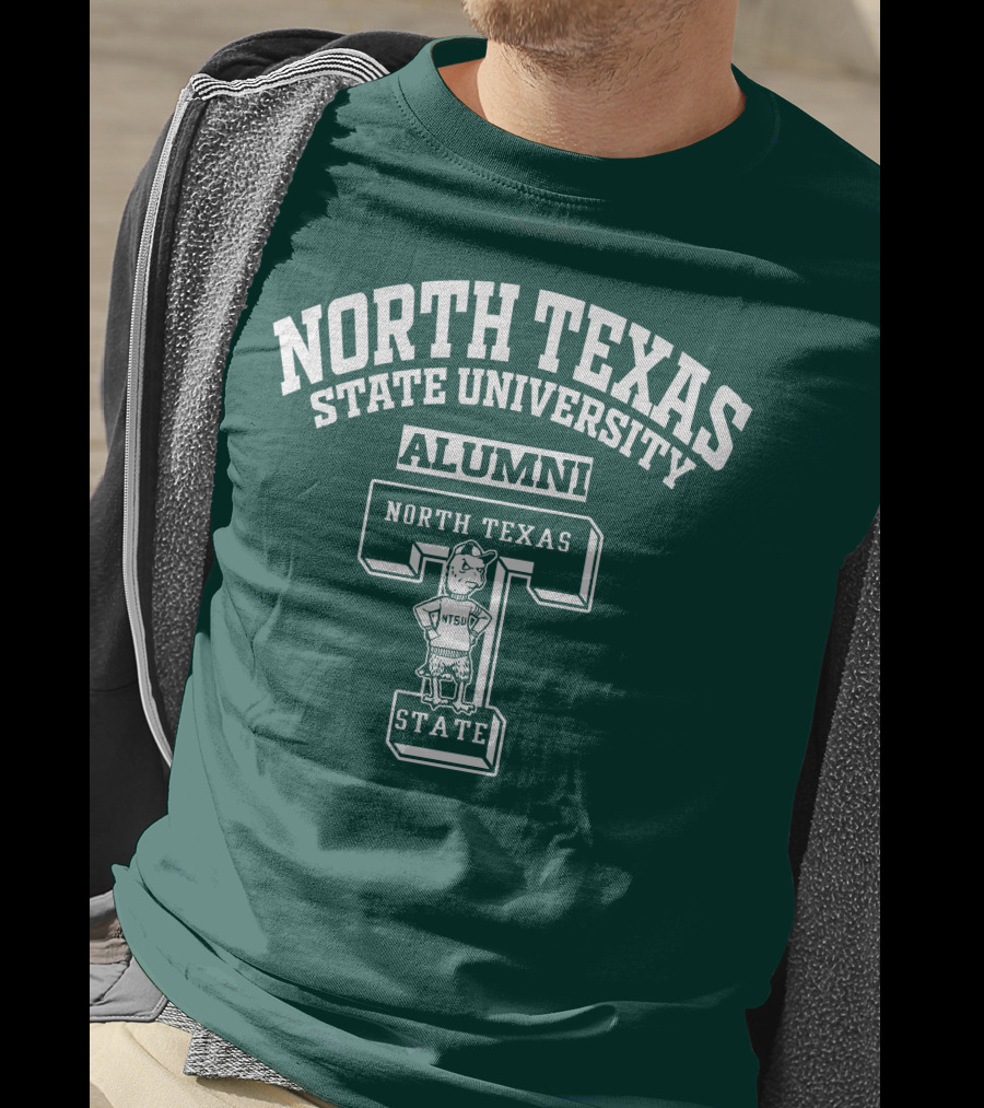 North Texas State University Alumni NTSU State T-Shirt