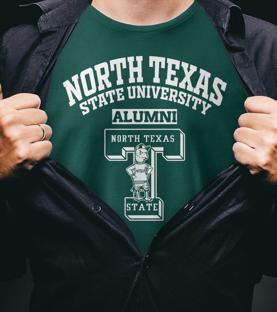 North Texas State University Alumni NTSU State T-Shirt