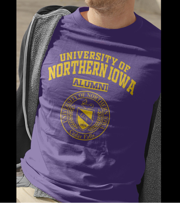 University Of Northern Iowa Alumni Cedar Falls 1876 Lux T-Shirt