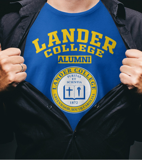 Lander College Alumni Puritas Et Scientia Greenwood South Carolina 1872 T-Shirt