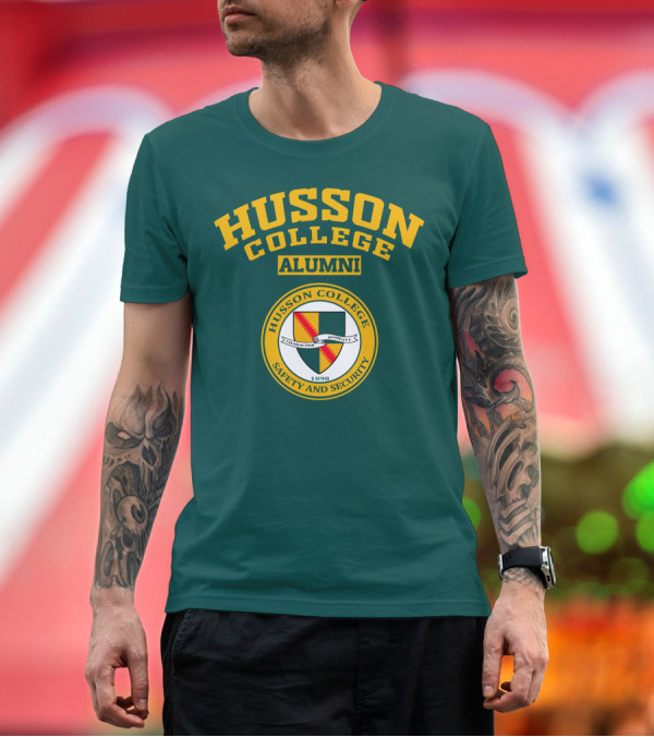 Premium T-Shirt: Husson College Alumni Safety and Security Character Humility 1898 T-Shirt Husson College Alumni Safety and Security Character Humility 1898 T-Shirt
