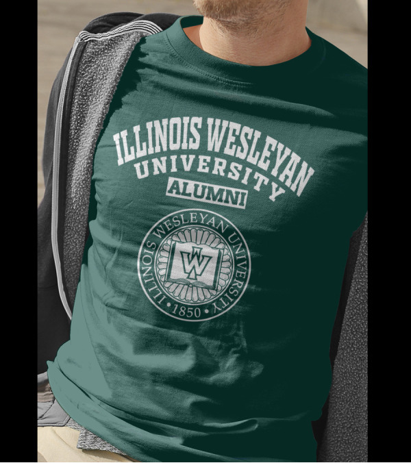 Illinois Wesleyan University Alumni 1850 Seal T-Shirt