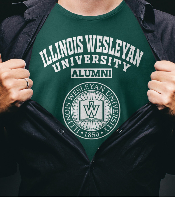 Illinois Wesleyan University Alumni 1850 Seal T-Shirt