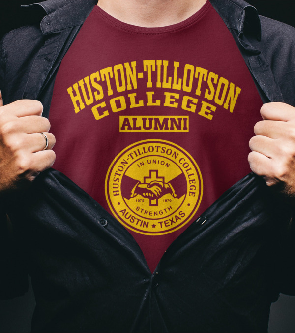Huston-Tillotson College Alumni Austin Texas In Union Strength T-Shirt