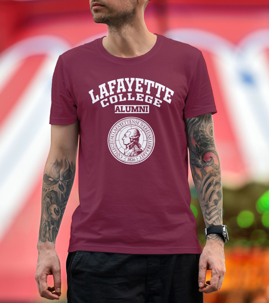 Lafayette College Alumni Collegium Lafayettense Veritas Liberatio 1826 T-Shirt