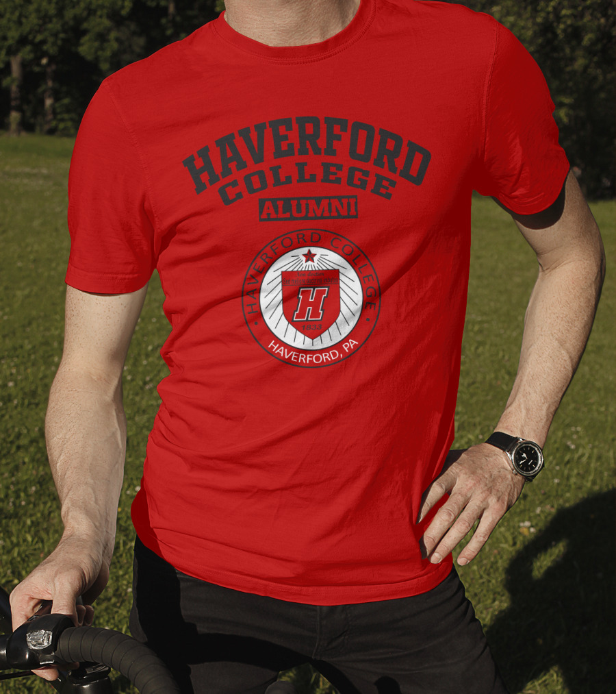 Haverford College Alumni Seal Haverford PA 1833 T-Shirt