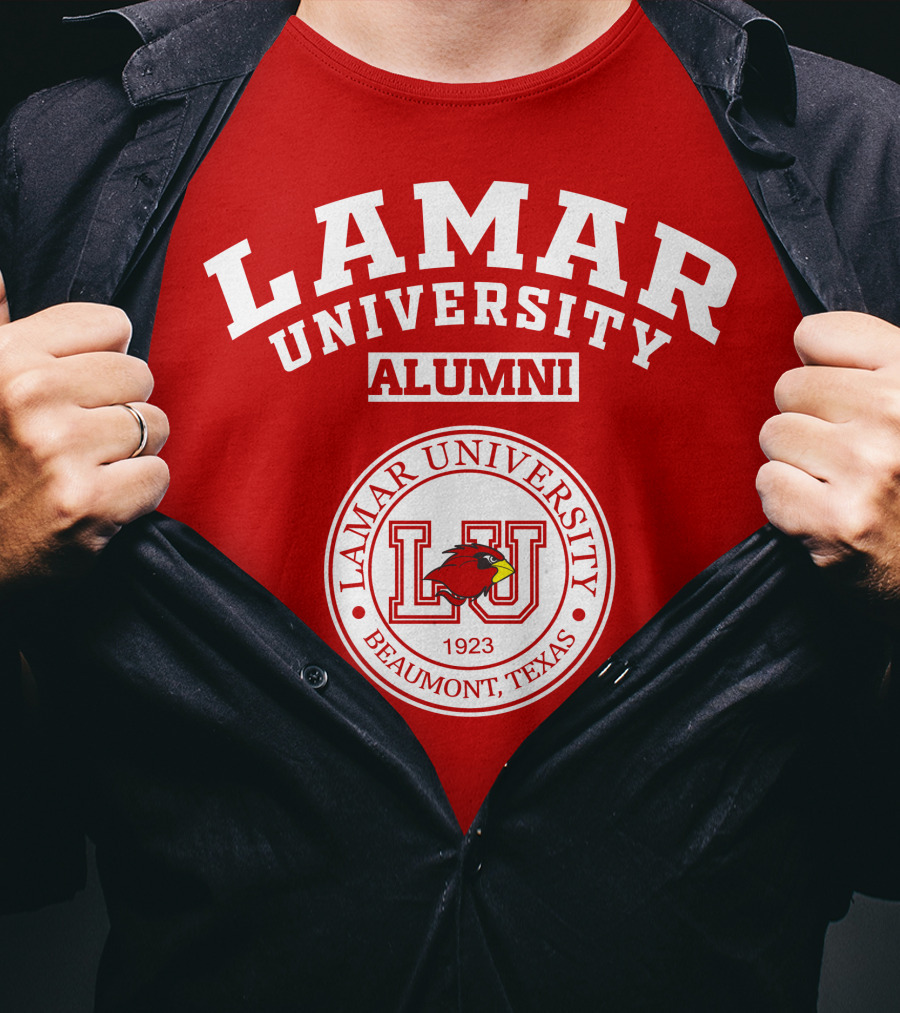 Lamar University Alumni Beaumont Texas 1923 Cardinal T-Shirt