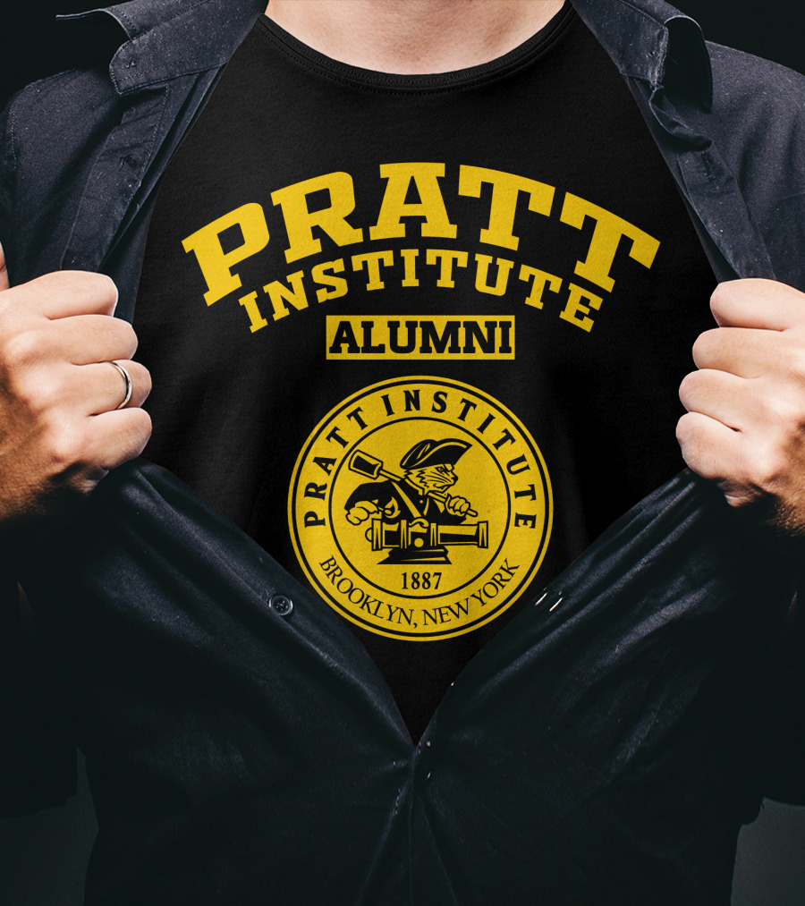 Pratt Institute Alumni 1887 Brooklyn New York Crest T-Shirt