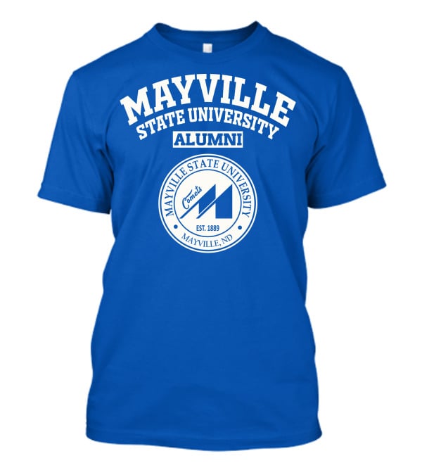 Mayville State University Alumni Comets Logo Est. 1889 Mayville ND T-Shirt