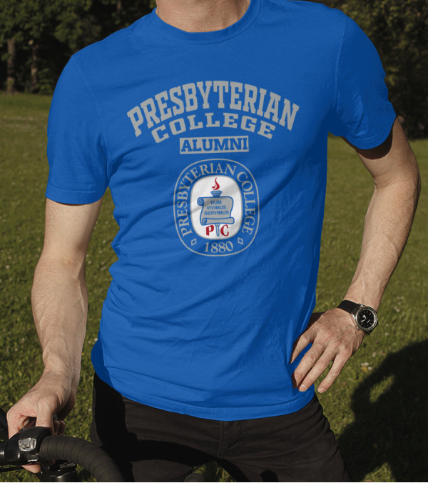 Presbyterian College Alumni Dum Vivimus Servimus P C 1880 T-Shirt