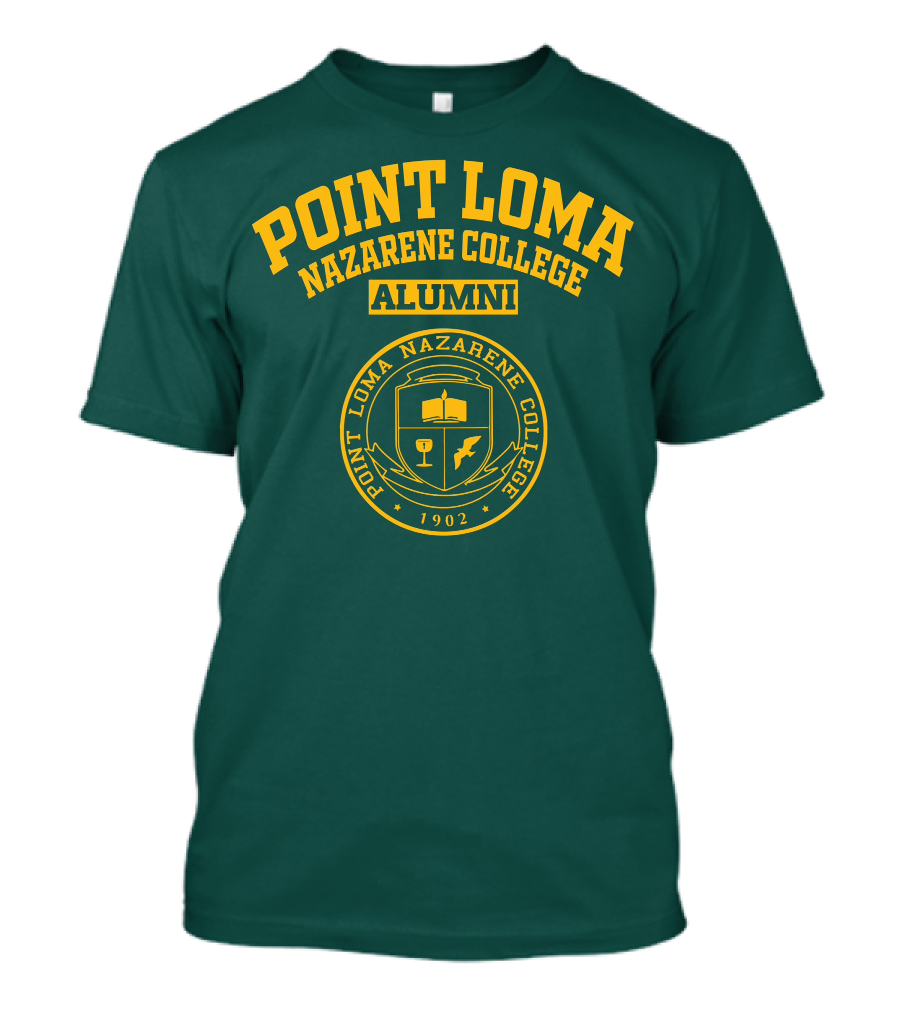 Point Loma Nazarene College Alumni 1902 Crest T-Shirt