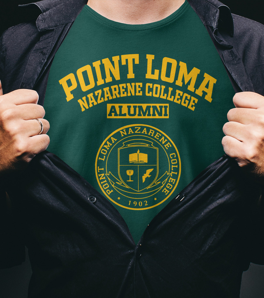 Point Loma Nazarene College Alumni 1902 Crest T-Shirt