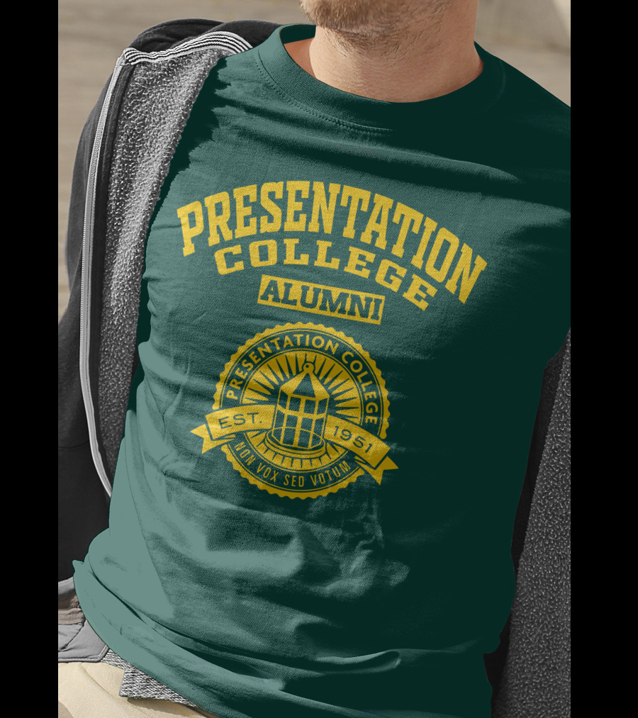 Presentation College Alumni Est. 1951 Mon Vox Sed Votum T-Shirt