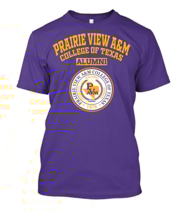 Prairie View A&M College Of Texas Alumni Seal 1876 T-Shirt