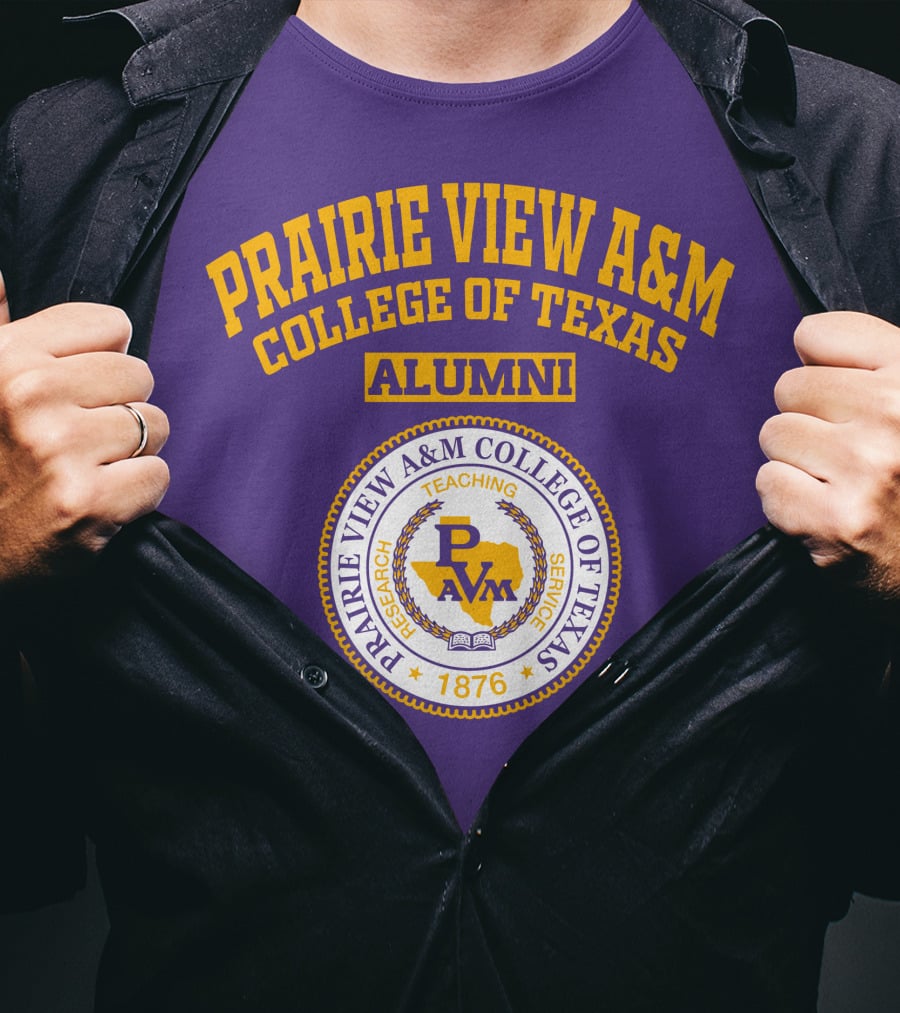 Prairie View A&M College Of Texas Alumni Seal 1876 T-Shirt