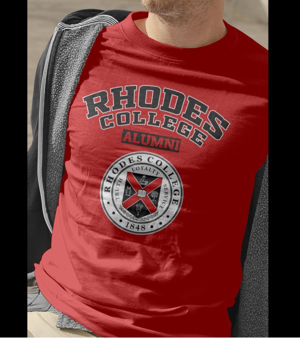Rhodes College Alumni Truth Loyalty Service 1848 Seal T-Shirt