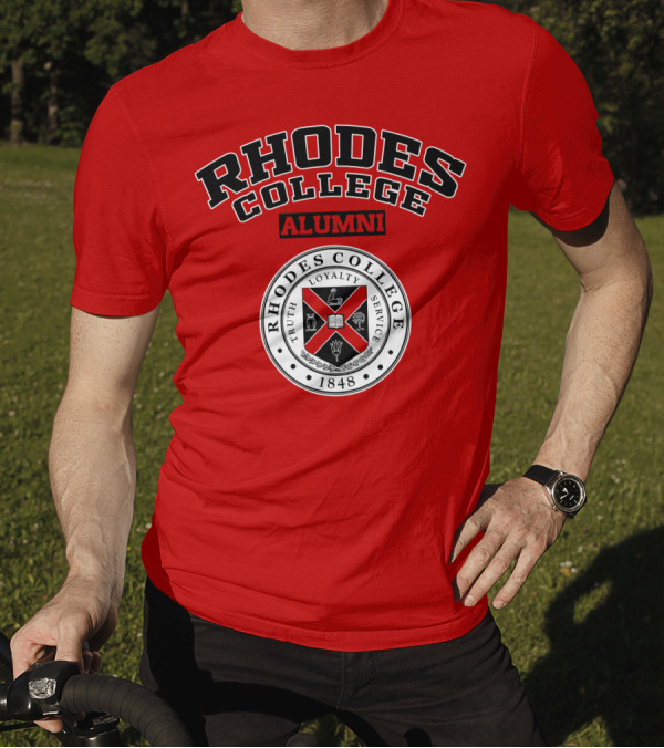 Rhodes College Alumni Truth Loyalty Service 1848 Seal T-Shirt