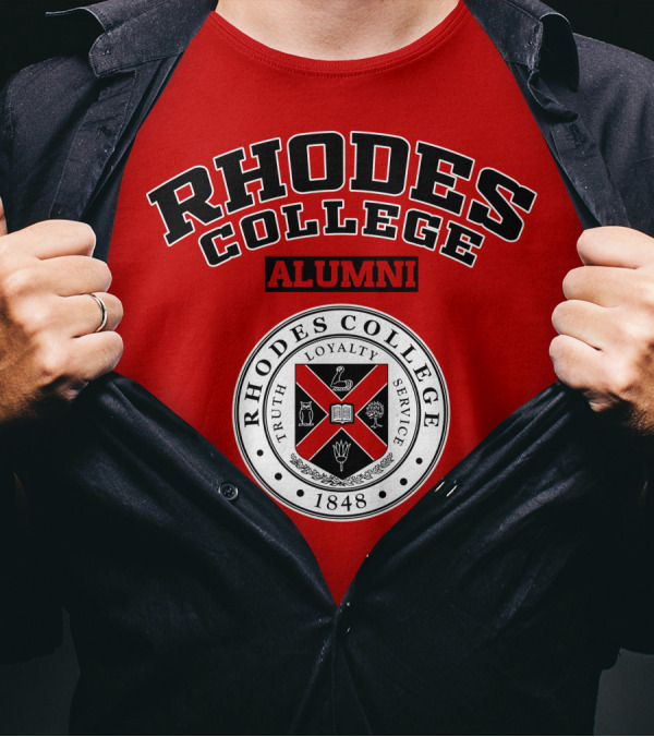Rhodes College Alumni Truth Loyalty Service 1848 Seal T-Shirt