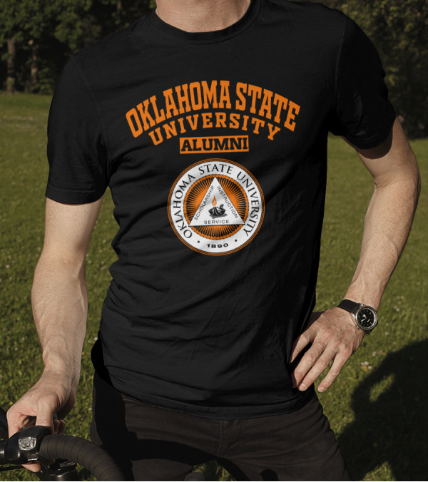 Oklahoma State University Alumni 1890 Scholarship Instruction Service T-Shirt