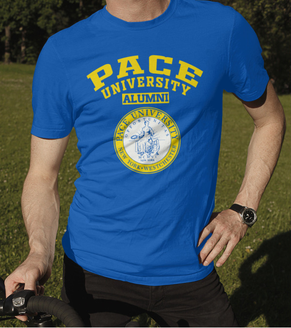 Pace University Alumni Seal New York Westchester MCMV Opportunities T-Shirt