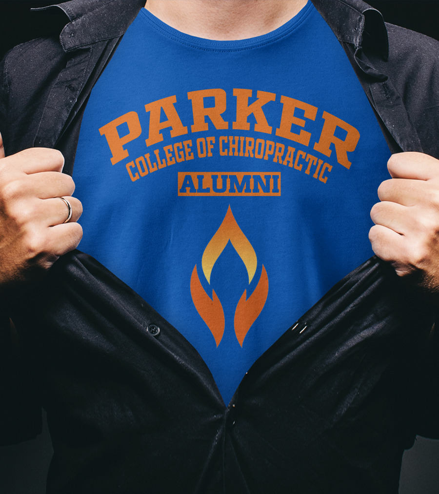 Parker College Of Chiropractic Alumni Flame T-Shirt