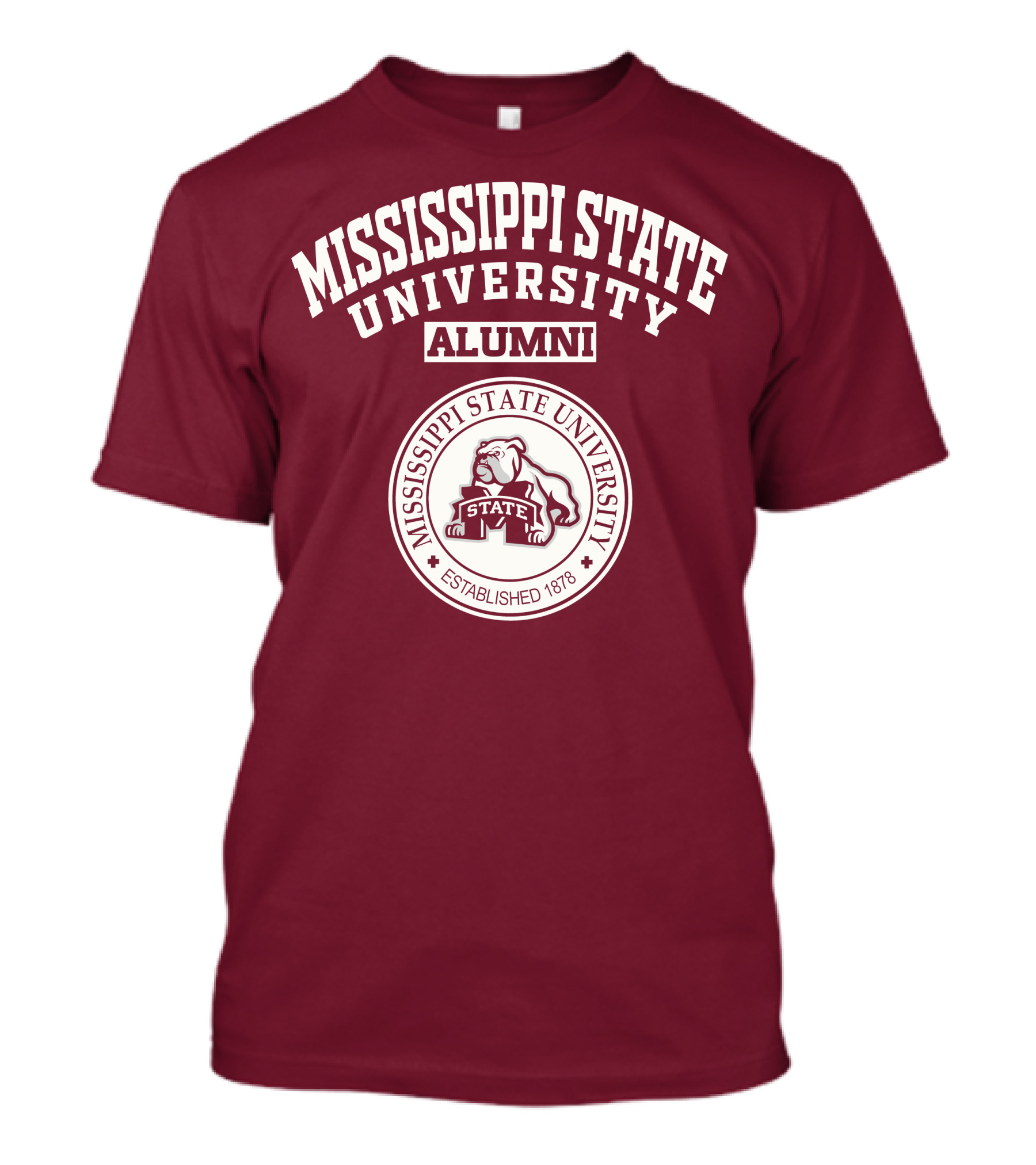 Mississippi State University Alumni Established 1878 Bulldog State T-Shirt