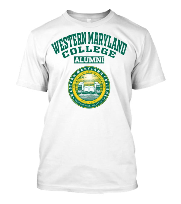 Western Maryland College Alumni Westminster Seal E Tenebris In Lucem Voco T-Shirt