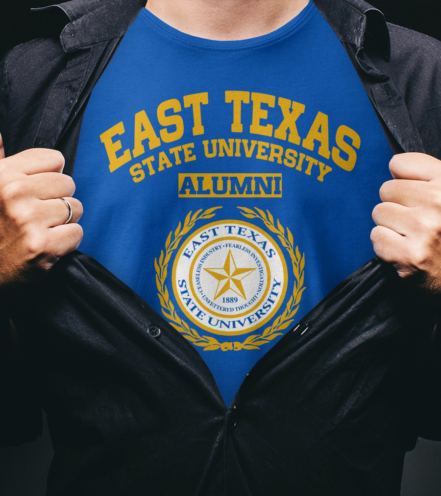 East Texas State University Alumni Logo Seal 1889 T-Shirt