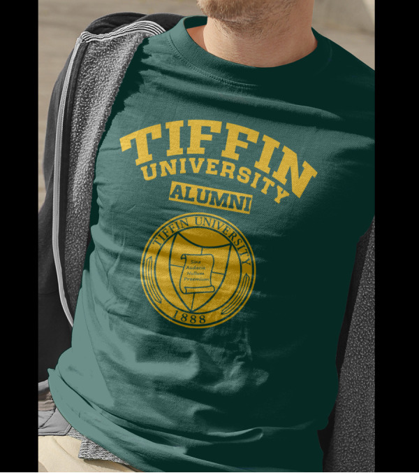 Tiffin University Alumni 1888 Sine Audacia Nullum Praemium T-Shirt