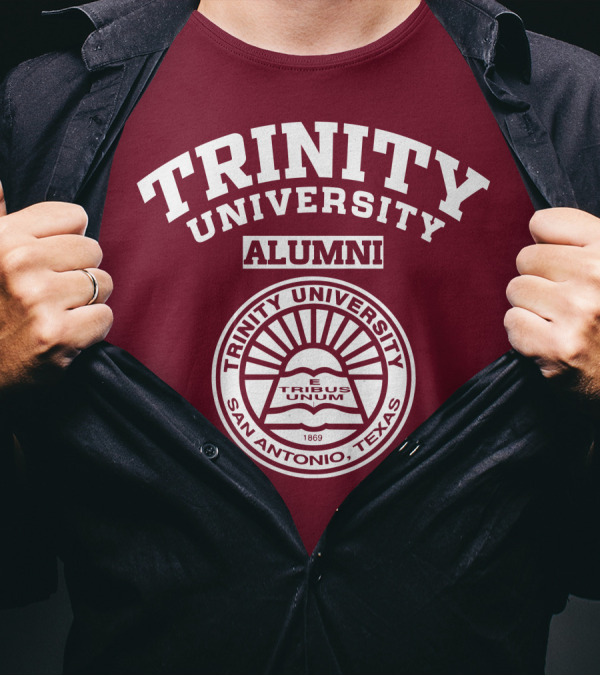 Trinity University Alumni Tribus Unum San Antonio Texas 1869 T-Shirt