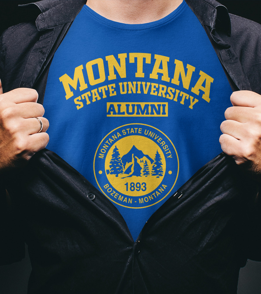 MONTANA STATE UNIVERSITY ALUMNI 1893 BOZEMAN MONTANA T-Shirt