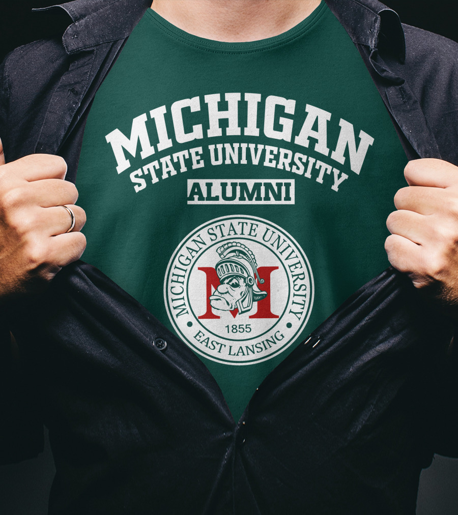 Michigan State University Alumni East Lansing 1855 T-Shirt
