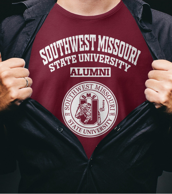 SOUTHWEST MISSOURI STATE UNIVERSITY ALUMNI SMSU BEARS EST 1905 T-Shirt