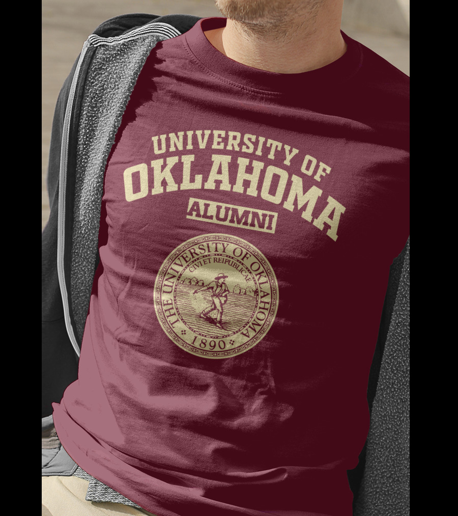 University Of Oklahoma Alumni 1890 Seal T-Shirt