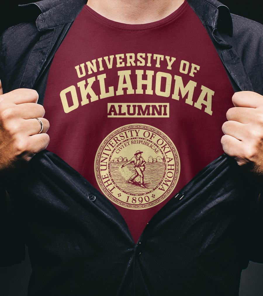 University Of Oklahoma Alumni 1890 Seal T-Shirt