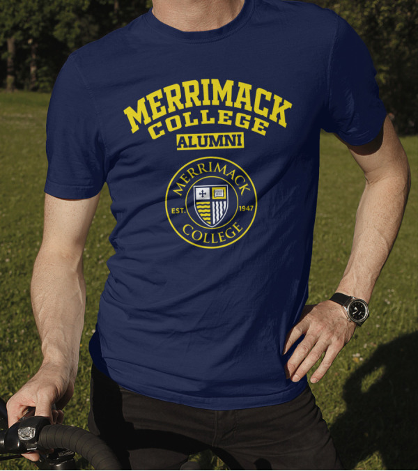 Merrimack College Alumni Est. 1947 Emblem T-Shirt