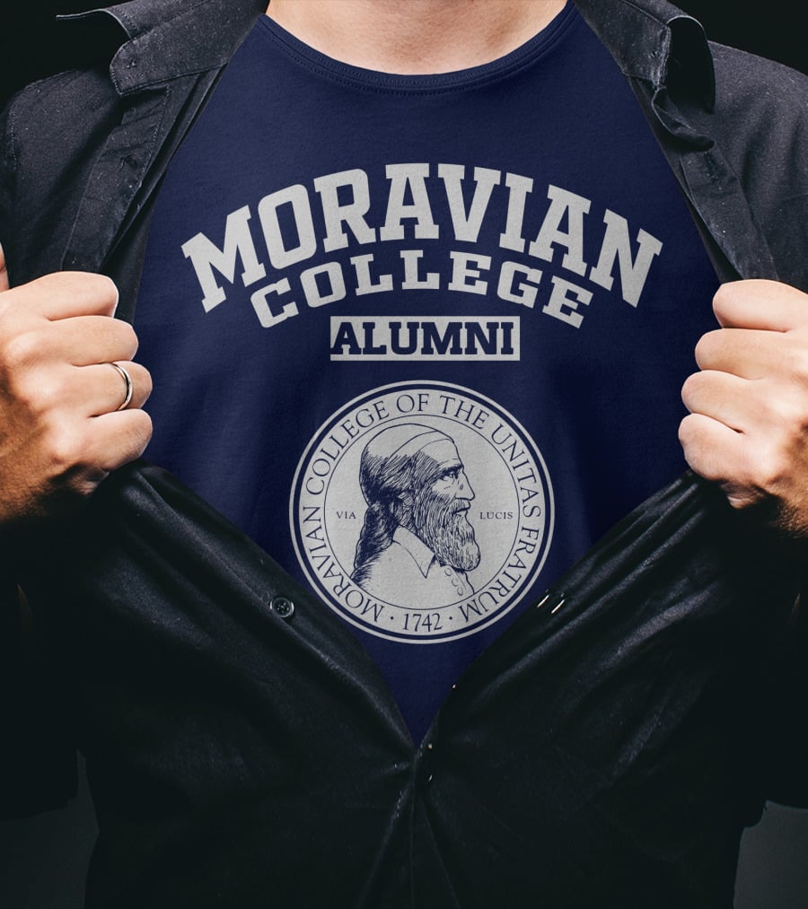 Moravian College Alumni Moravian College Of The Unitas Fratrum 1742 T-Shirt