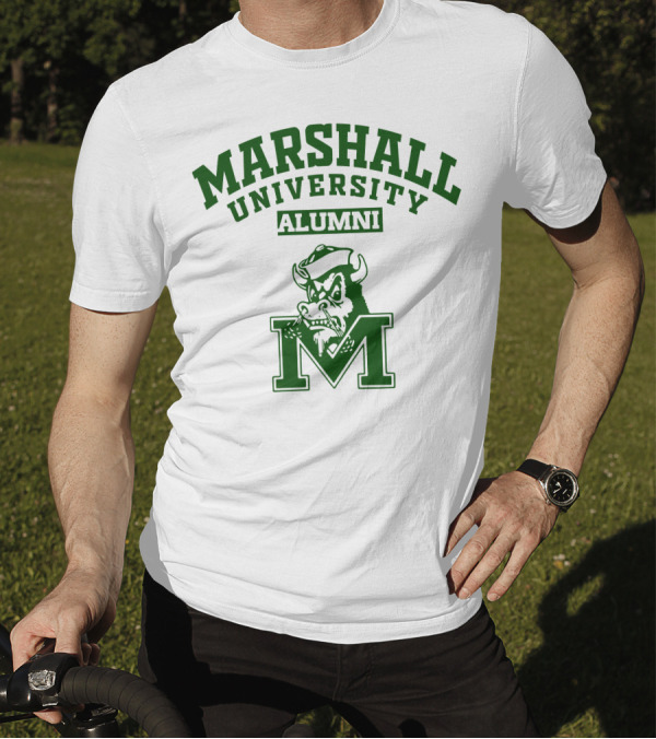 Marshall University Alumni Buffalo Logo M T-Shirt