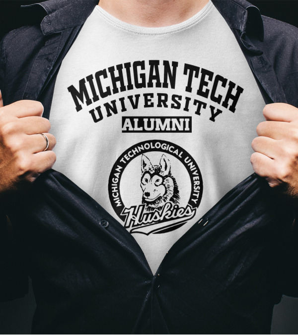 Michigan Tech University Alumni Huskies Michigan Technological University T-Shirt