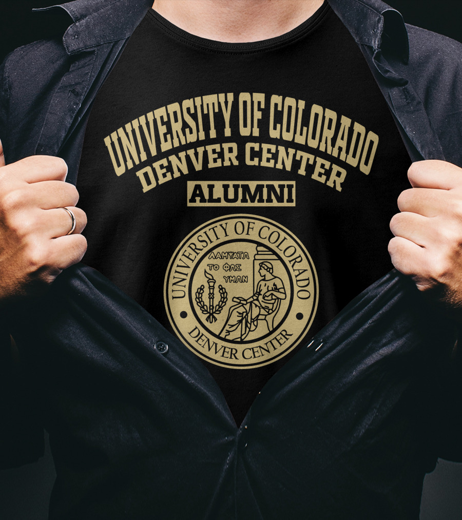 University Of Colorado Denver Center Alumni Seal T-Shirt
